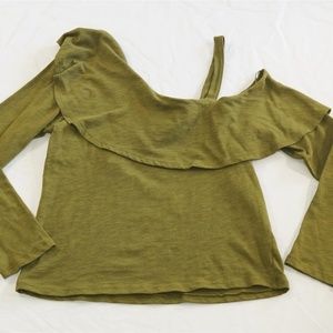 Postage Stamp Brand Anthropologie Off Shoulder Top